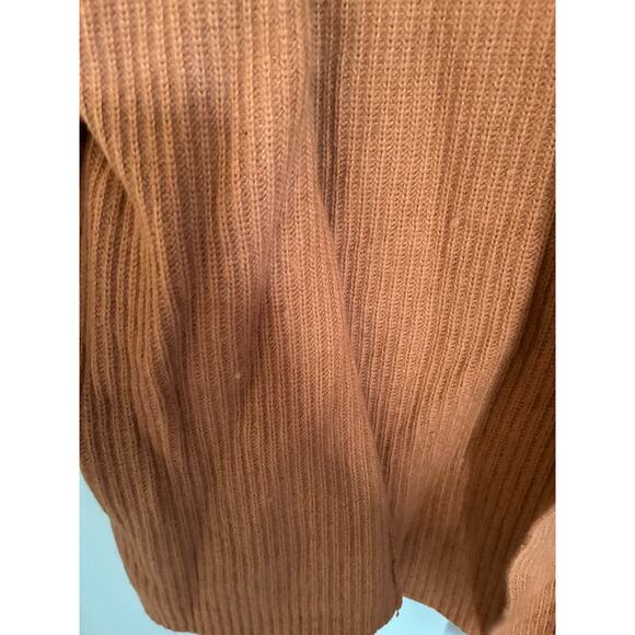 Nordstrom Wool Knit Cardigan Brown Large - Picture 3 of 5